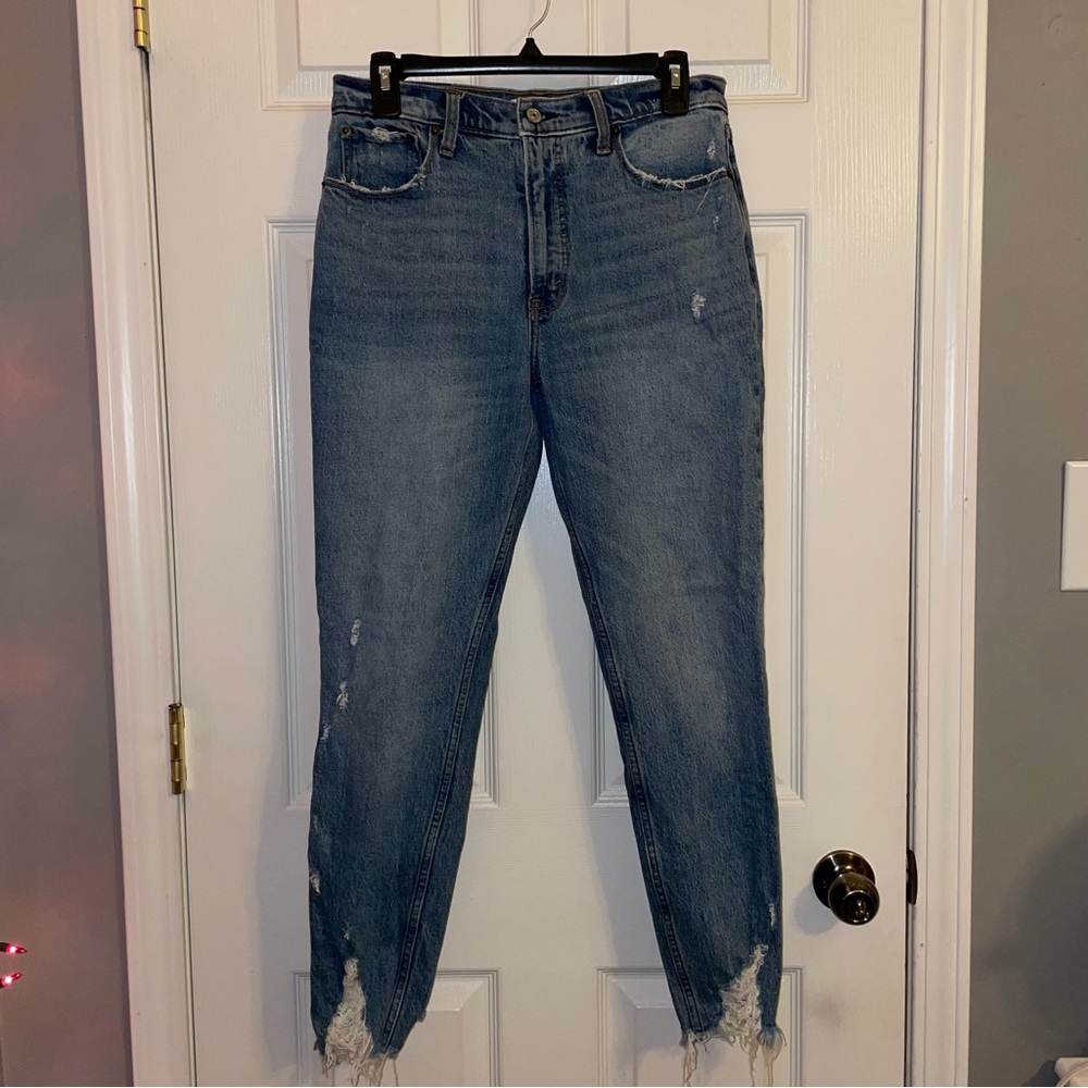 Abercrombie and fitch skinny high rise jeans